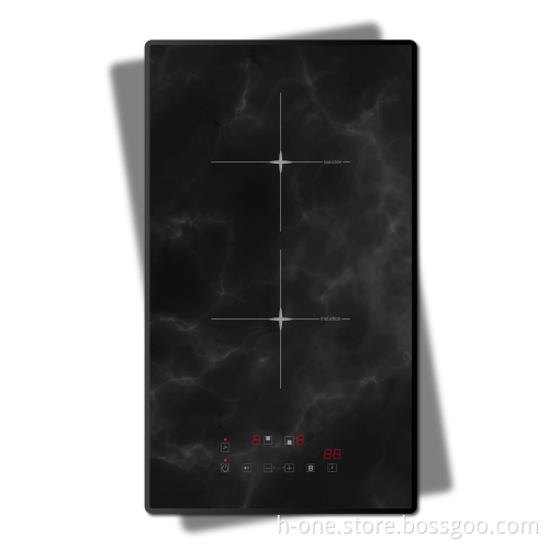 Ceramic Glass Built-in Induction Cooktop with Two Zones and Competitive Price